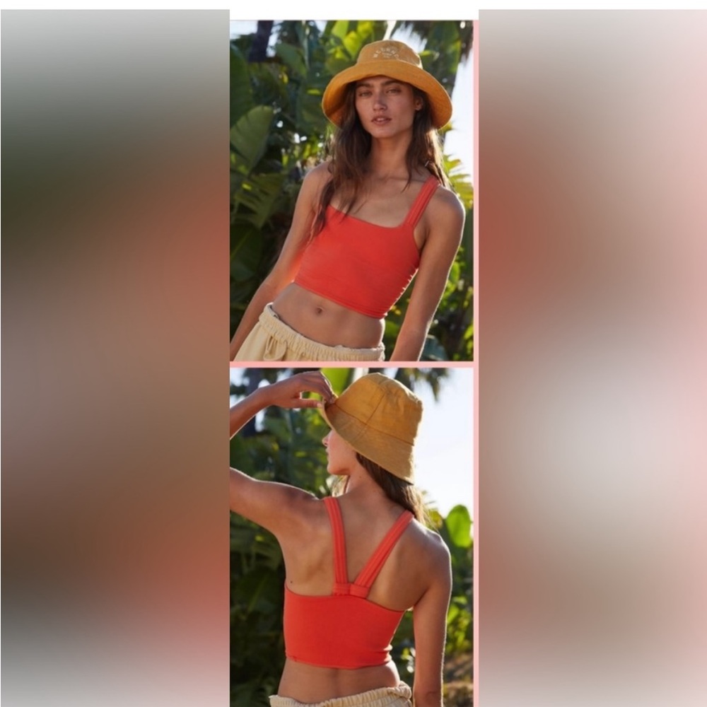 NWOT off the radar free people crop top